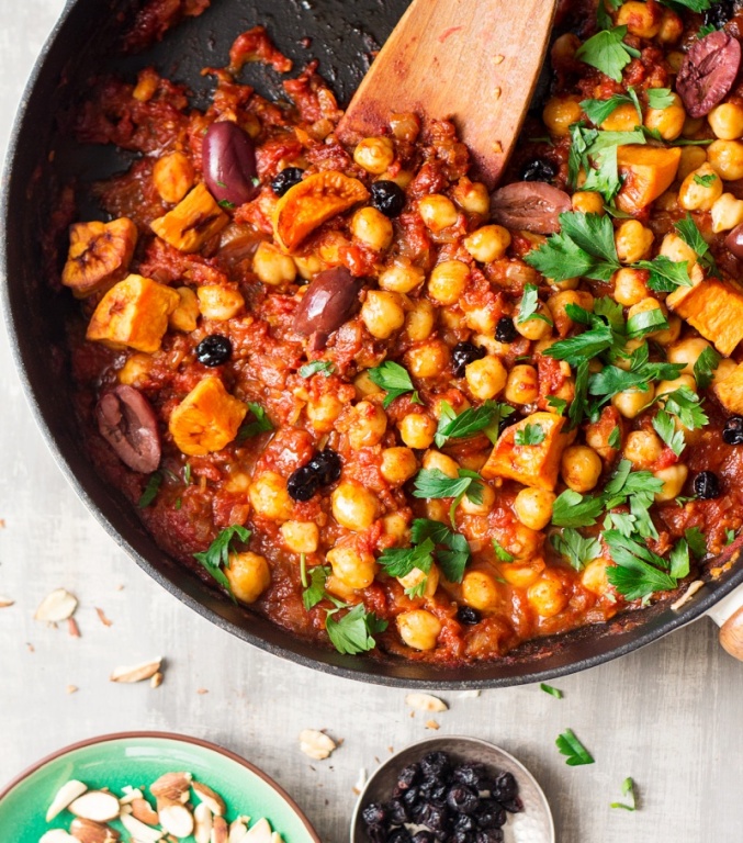 Moroccan-chickpea-stew