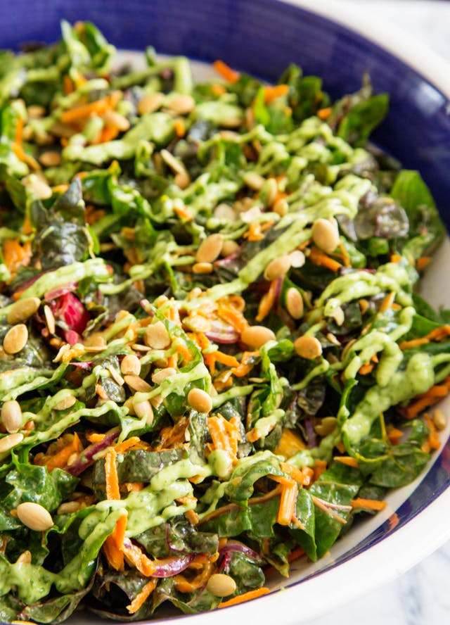 Swiss-chard-slaw-with-creamy-avocado-dressing