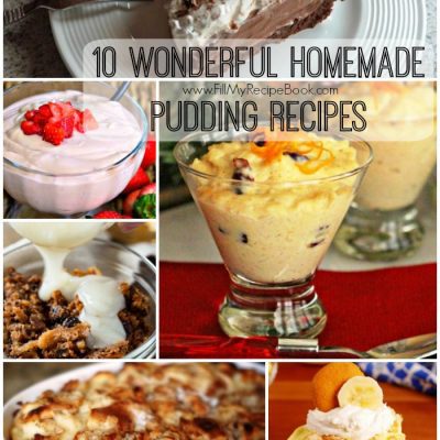 10 Wonderful Homemade Pudding Recipes