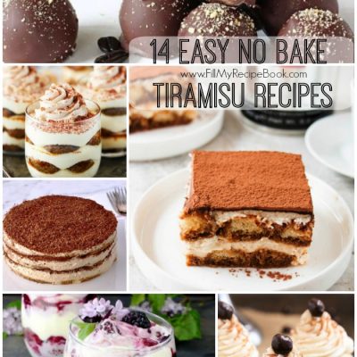 14 Easy no Bake Tiramisu Recipes