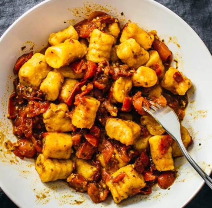 2-ingredient-sweet-potato-gnocchi-vegan