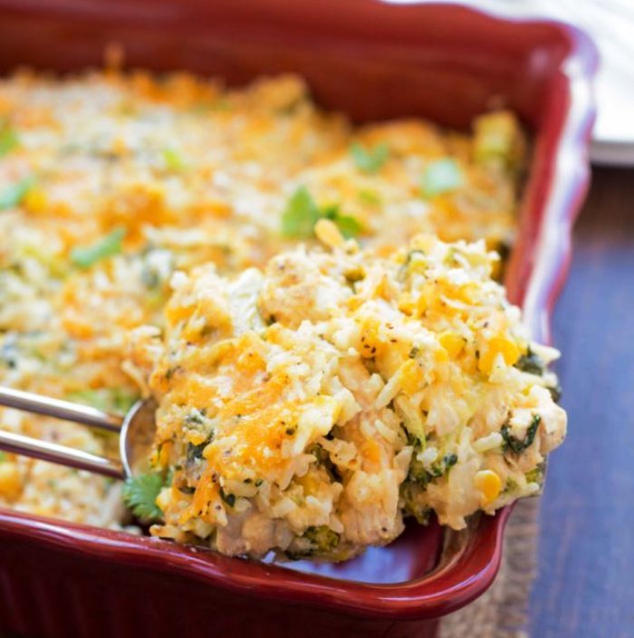 Vegetable-cheesy-chicken-rice-casserole-recipe