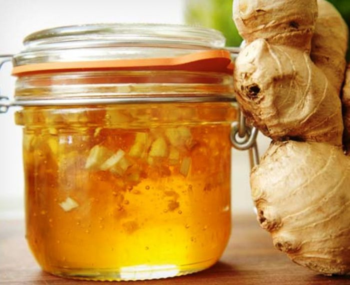 Ginger infused honey