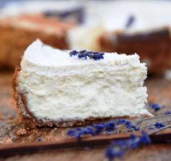 Lavender-honey-cheesecake