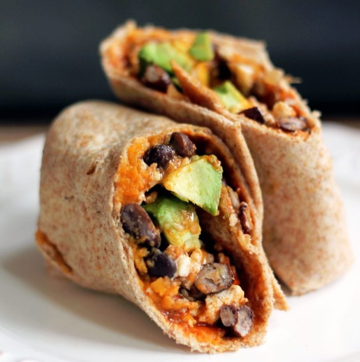 Healthy-sweet-potato-black-bean-avocado-breakfast-burritos