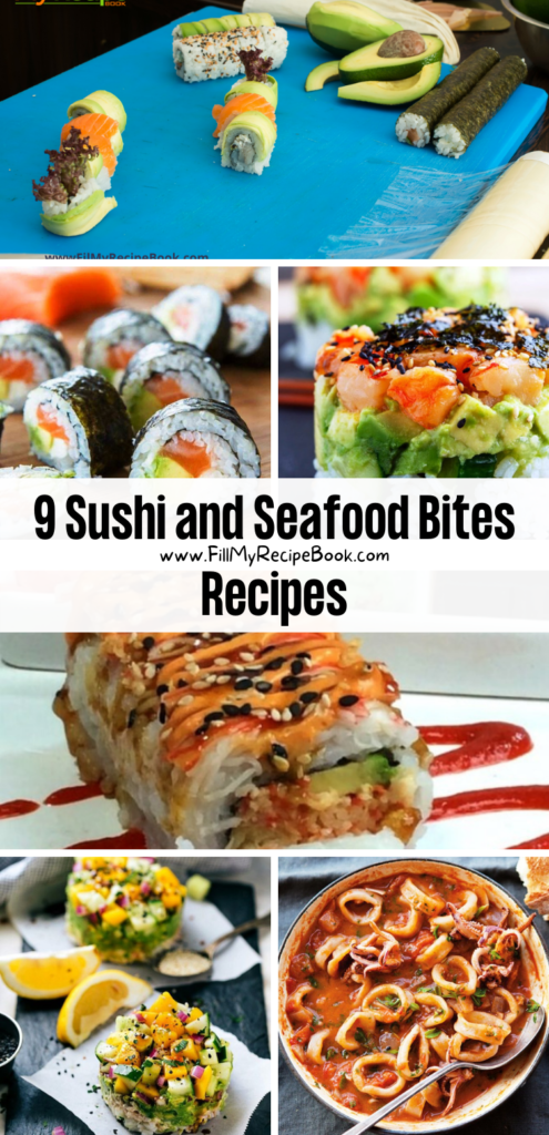 9 Sushi and Seafood Bites Recipes