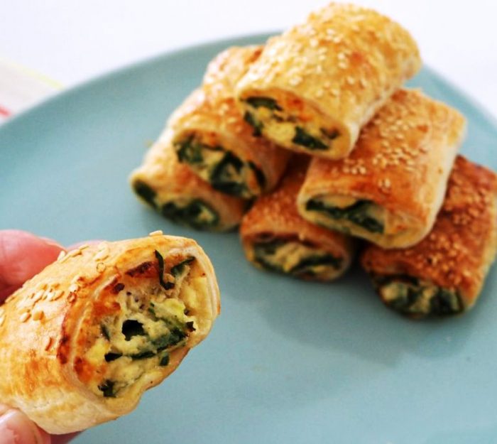 This Spinach and Ricotta Rolls recipe is packed full of flavour, includes TWO types of cheese and best of all they will be ready to enjoy within 45 minutes! 