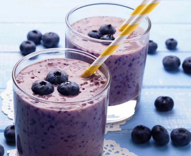 This blueberry gut healing protein shake is a simple recipe with very powerful ingredients that taste great and will help you heal your gut and strengthen your body!