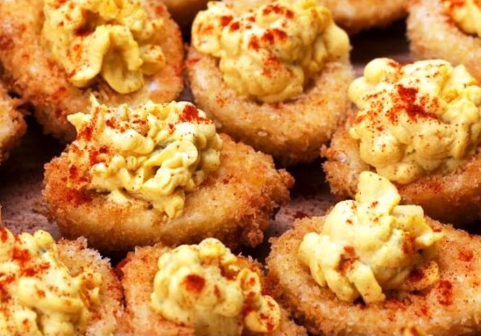 Deep-fry-deviled-eggs