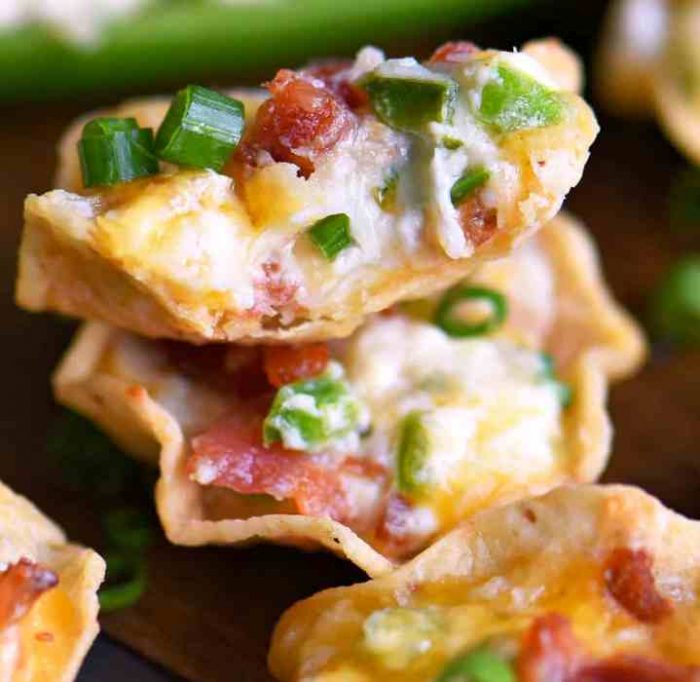 This extra delicious appetizer is creamy, cheesy, spicy, bite-sized and did I mention loaded with bacon??