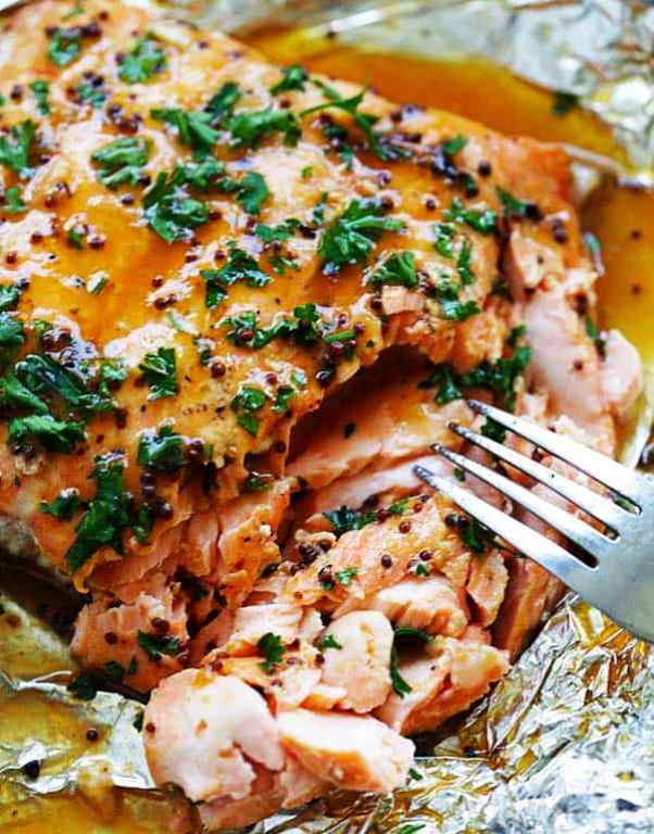 Spicy-honey-salmon-in-foil