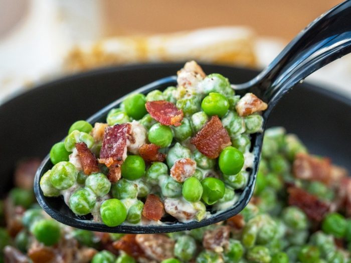 Bacon-pea-salad