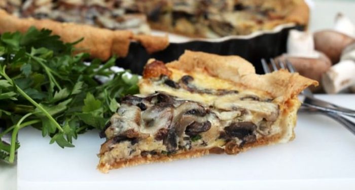 Mushroom-gruyere-tart