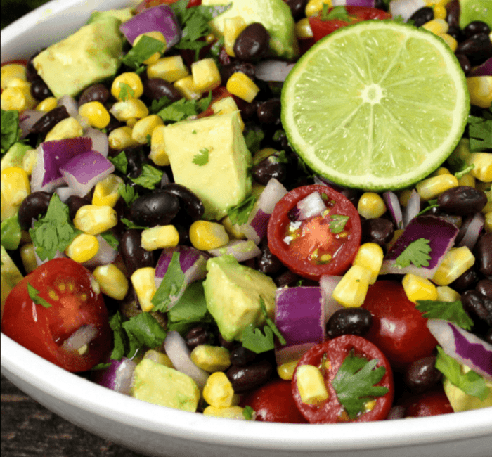 Avocado-black-bean-corn-salad