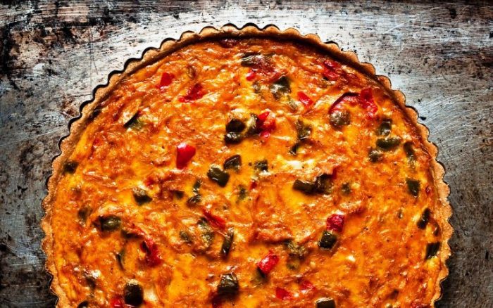 Cabbage-onion-and-sweet-pepper-tart