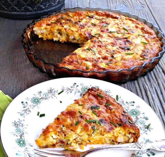 Crustless-chicken-quiche