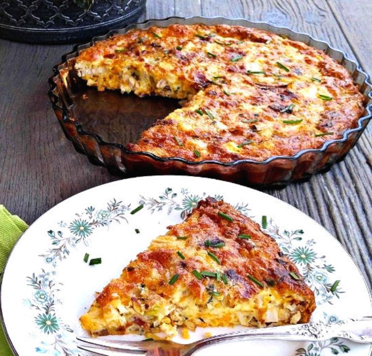 crustless-chicken-quiche - Fill My Recipe Book