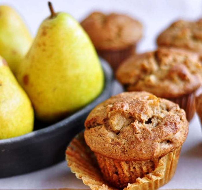 Breakfast-recipe-spiced-pear-muffins