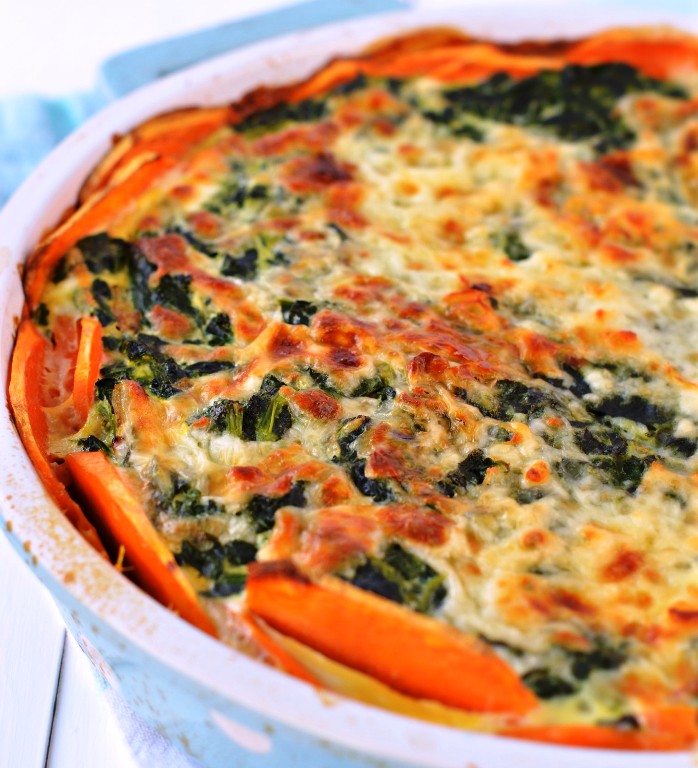 Healthy-sweet-potato-crust-spinach-quiche