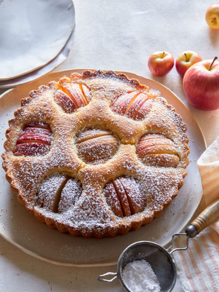 Sunken-german-apple-cake dessert