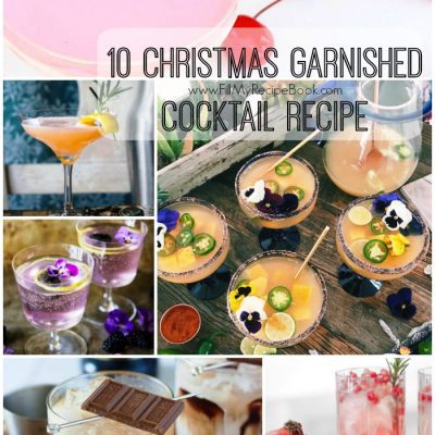 10 Christmas Garnished Cocktail Recipe