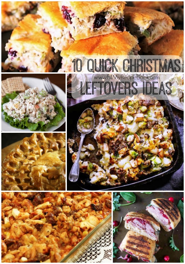 10 Quick Christmas Leftovers Ideas - Fill My Recipe Book