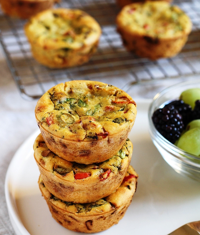 Chickpea-flour-mini-veggie-frittatas