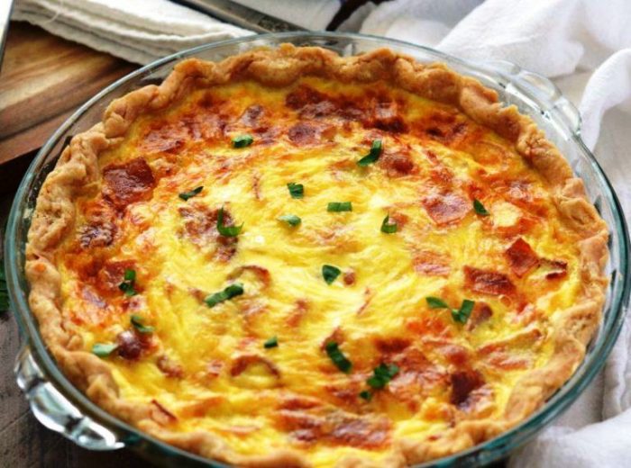 Ham-and-cheese-quiche