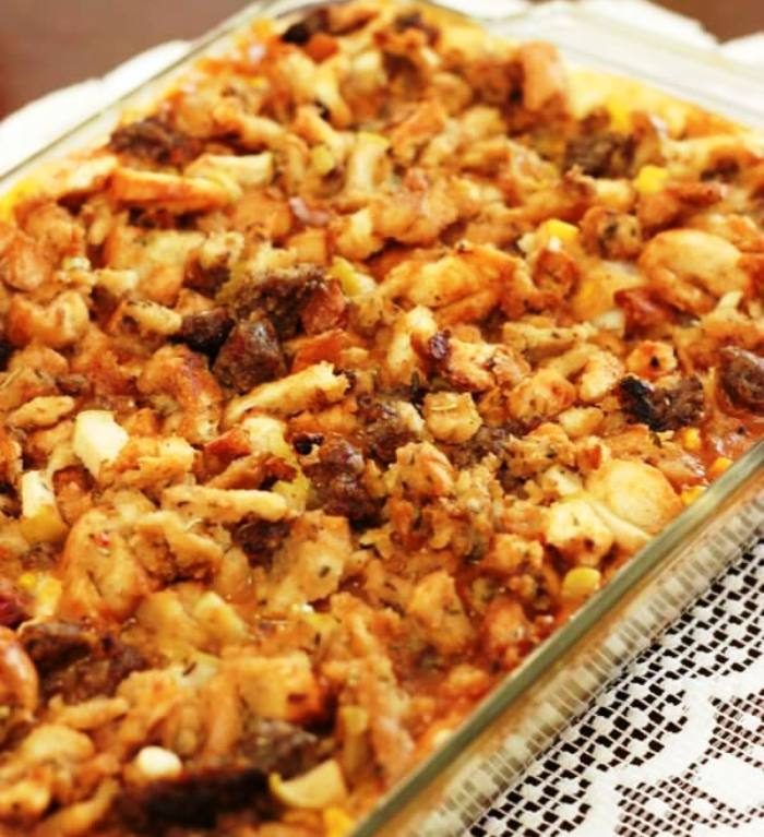 Thanksgiving Leftover Casserole combines all the flavors of the big meal in a simple, easy to make, never dried out dish. This is the best way to use up those leftovers!