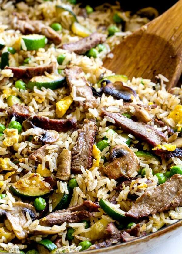 Leftover-steak-fried-rice