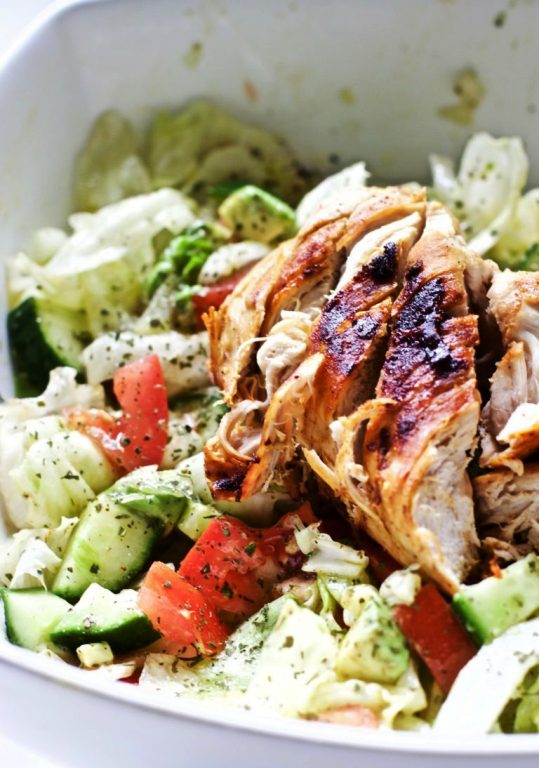 Chicken-avocado-salad