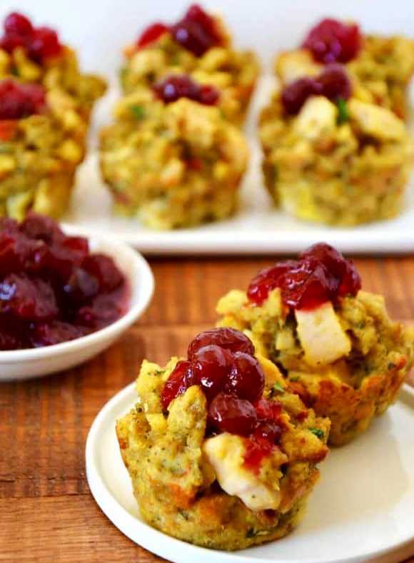When it comes to Thanksgiving, the only thing better than the meal itself is, of course, the leftovers! And I’m no stranger to transforming Turkey Day extras into something special on the second (and third, and fourth…) day after the big feast. My latest creation? Leftover Turkey and Stuffing Muffins. I repeat, stuffing muffins.