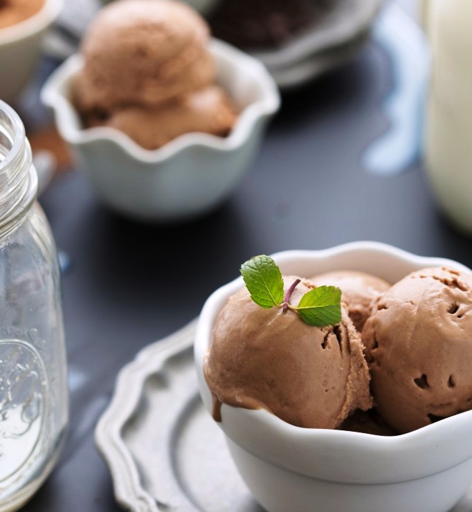 Chocolate-frozen-yogurt