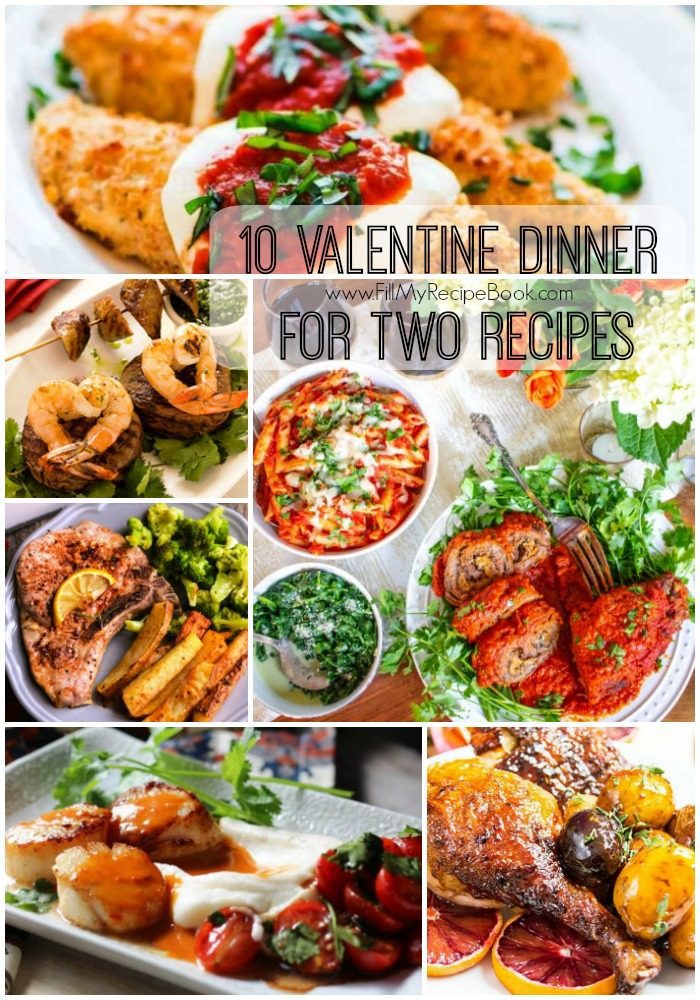 10 Valentine Dinner For Two Recipes - Fill My Recipe Book