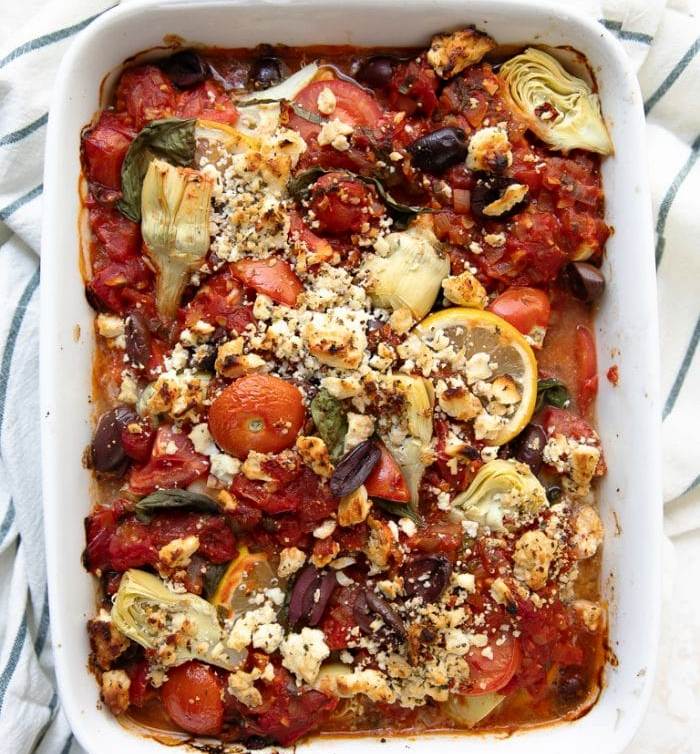 Mediterranean-Baked-Fish - Fill My Recipe Book