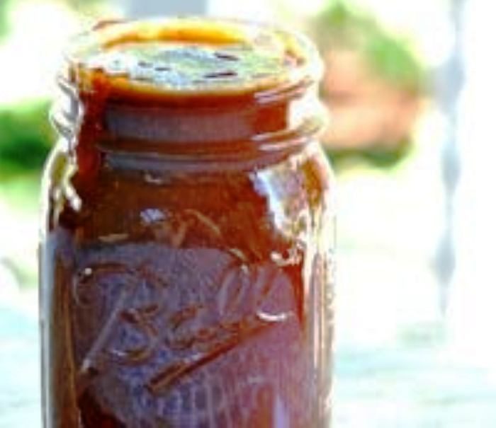 Here's a first for me - homemade BBQ sauce! Apple cider BBQ sauce, no less - because when has adding cider to anything ever been a bad thing