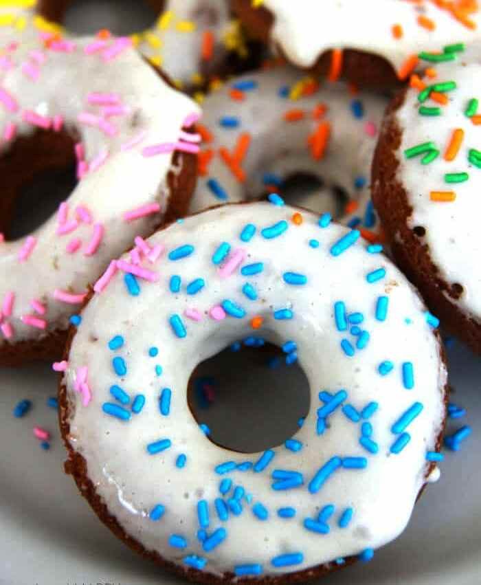 Homemade-carrot cake donuts