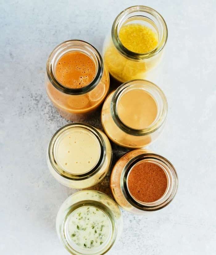 Healthy homemade salad dressing recipes that are super easy to make — from a basic balsamic vinaigrette to peanut, honey mustard and cilantro lime. 