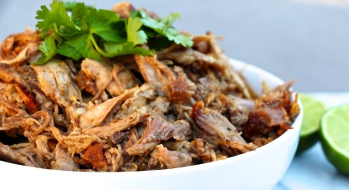 This Apple Cider Vinegar Pulled Pork is my absolute favorite, so simple yet absolutely delicious. I love the subtle tang that the apple cider vinegar gives it, too!