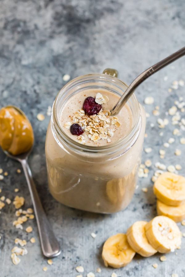 This vegan Oatmeal Smoothie is an exception. Made with easy ingredients like bananas, peanut butter, and cinnamon, its cozy flavor and creamy texture trigger sensations of comfort, all while fueling my body for a healthy day ahead.