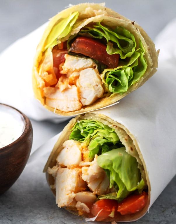 Buffalo-chicken-wrap