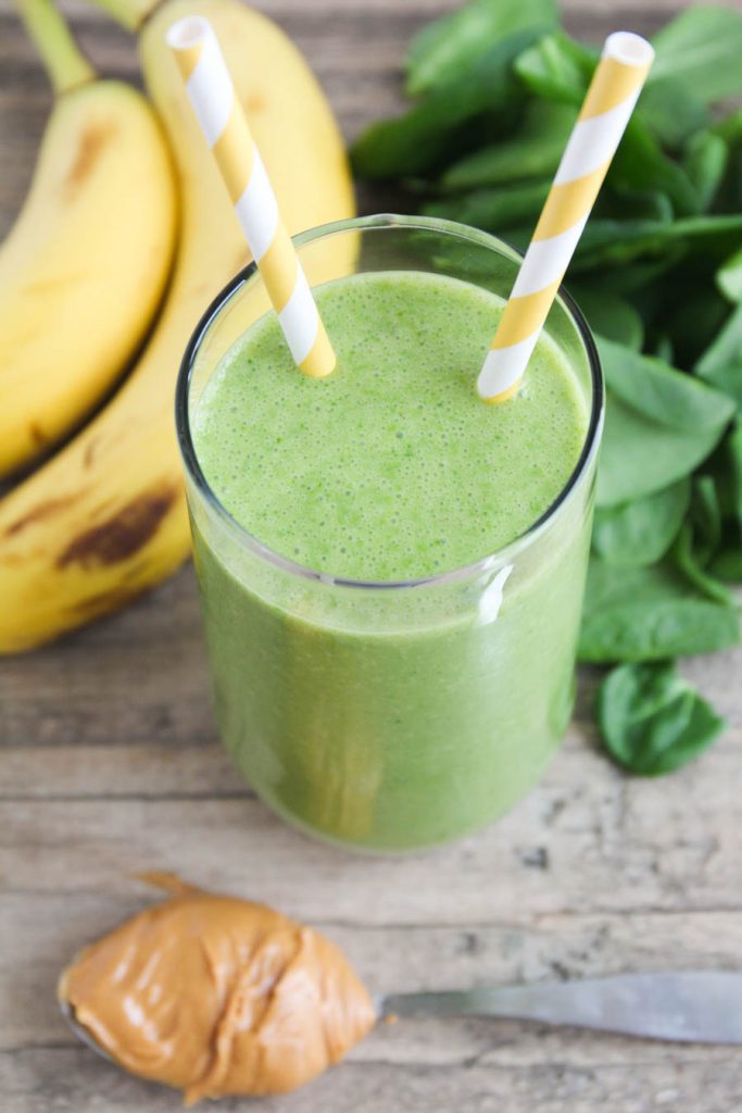 This easy and totally delicious dairy free green breakfast smoothie is the perfect energizing start to your day!