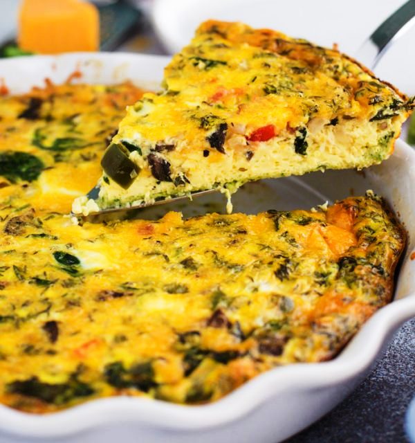 Zucchini-crust-quiche