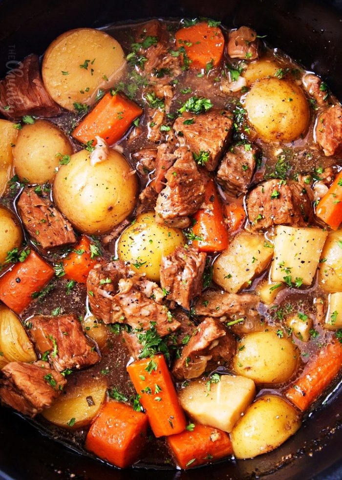 Beer-and-horseradish-slow-cooker-beef-stew