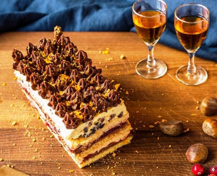 Chocolate mousse and rum trifle-terrine-cake-recipe