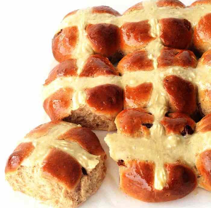 Homemade-hot-cross-buns
