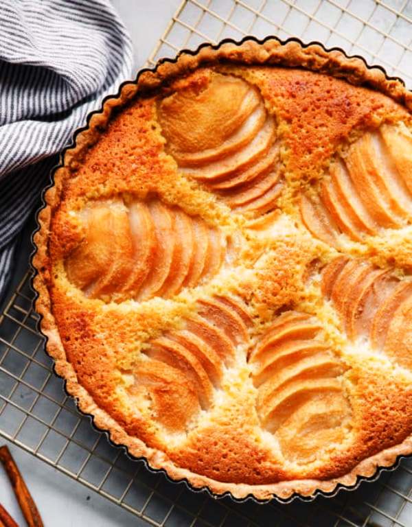 Pear-frangipane-tart