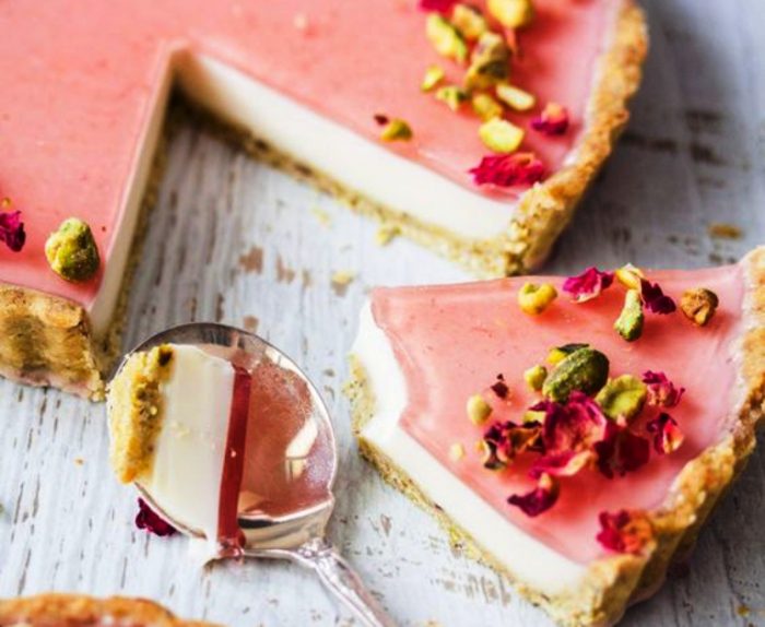 Pistachio-rose-panna-cotta-tart.