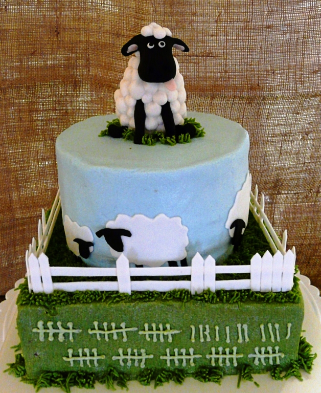 This cake was inspired from a tshirt design. it's buttercream iced with fondant/gumpaste details TFL.