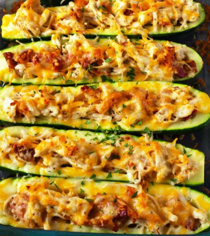 Chicken-bacon-ranch-zucchini-boats